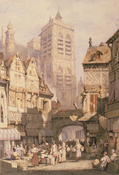 Abbeville by Samuel Prout